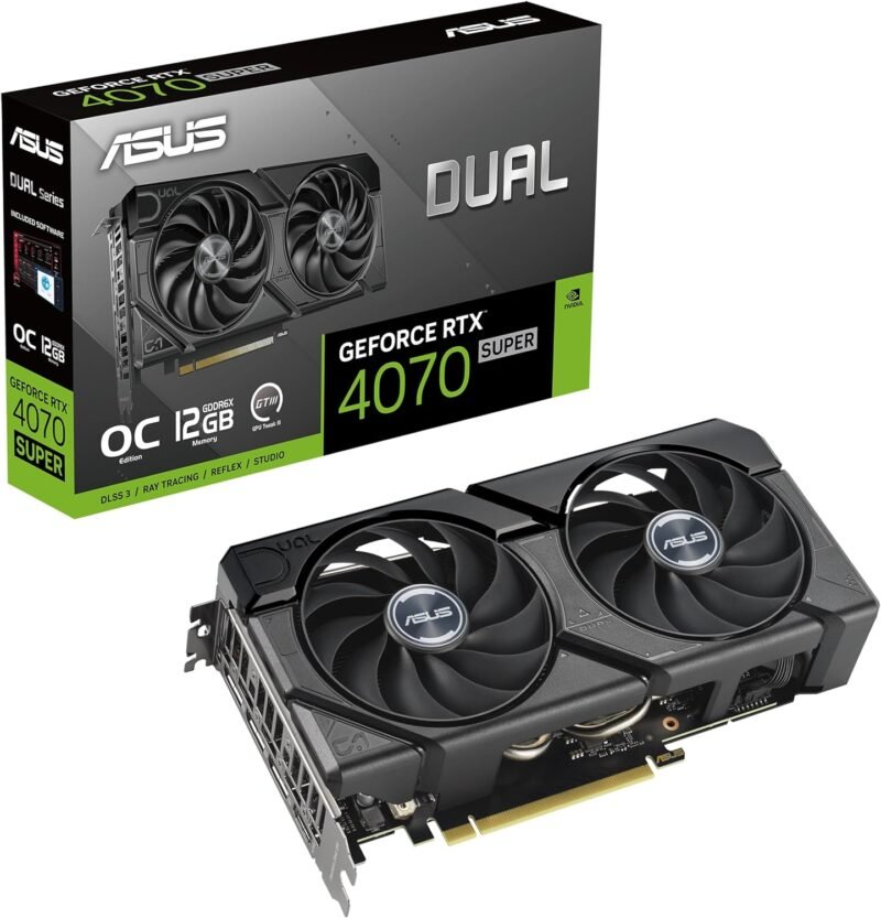 ASUS Dual GeForce RTX 4070 Super EVO OC Edition 12GB GDDR6X