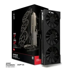 XFX - Swift AMD Radeon RX 9070XT 16GB GDDR6 PCI Express 5.0 Gaming Graphics Card - Black