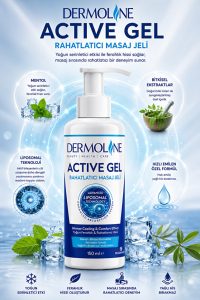 DERMOLINE Active Rahatlatıcı Masaj Jeli – 150 ml