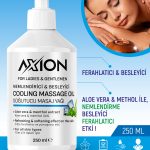 AXION Rahatlatıcı Afrodizyak Etkili SOĞTUCU Masaj & SPA Yağı – 250 ml