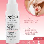 AXION Genital Bölge & Koltuk Altı Beyazlatıcı Bakım Kremi – 50 ml