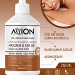 AXION Afrodizyak Etkili Masaj & SPA Yağı, Sandal Wood + Out Royal – 250 ml