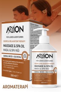 AXION Afrodizyak Etkili Masaj & SPA Yağı, Sandal Wood + Out Royal – 250 ml - Görsel 4