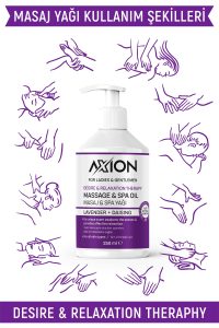 AXION Afrodizyak Etkili Masaj & SPA Yağı, Lavanta Özlü + Daising – 250 ml - Görsel 3