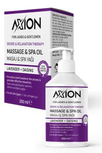AXION Afrodizyak Etkili Masaj & SPA Yağı, Lavanta Özlü + Daising – 250 ml - Görsel 2
