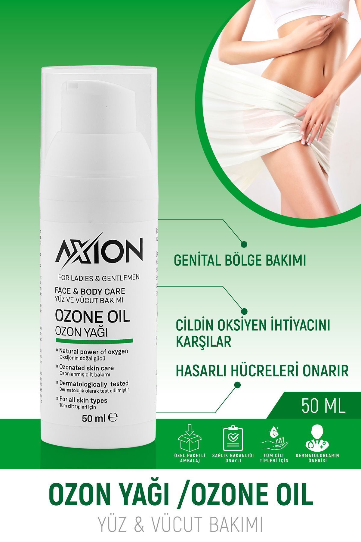 AXION_072 AXION Ozon Yağı Yüz & Vücut Bakım Yağı – 50 ml - Görsel 1