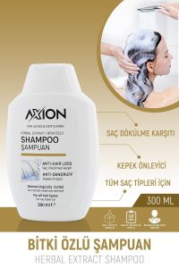 AXION Kepeğe Karşı Bitki Özlü Şampuan – 300 ml