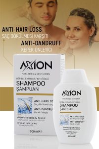 AXION Kepeğe Karşı Bitki Özlü Şampuan – 300 ml - Görsel 3
