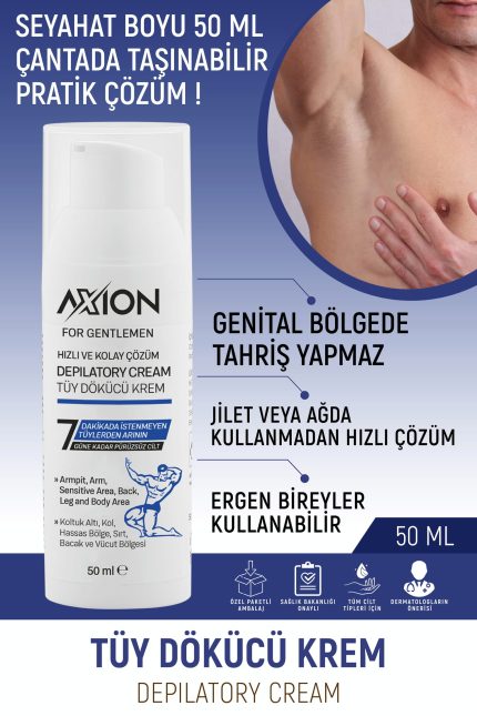 AXION ERKEK TÜY DÖKÜCÜ KREM – 50 ML
